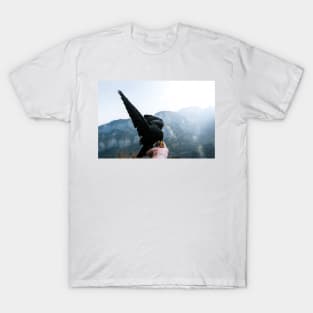 Flying Mountain Bird - Wildlife Photography T-Shirt